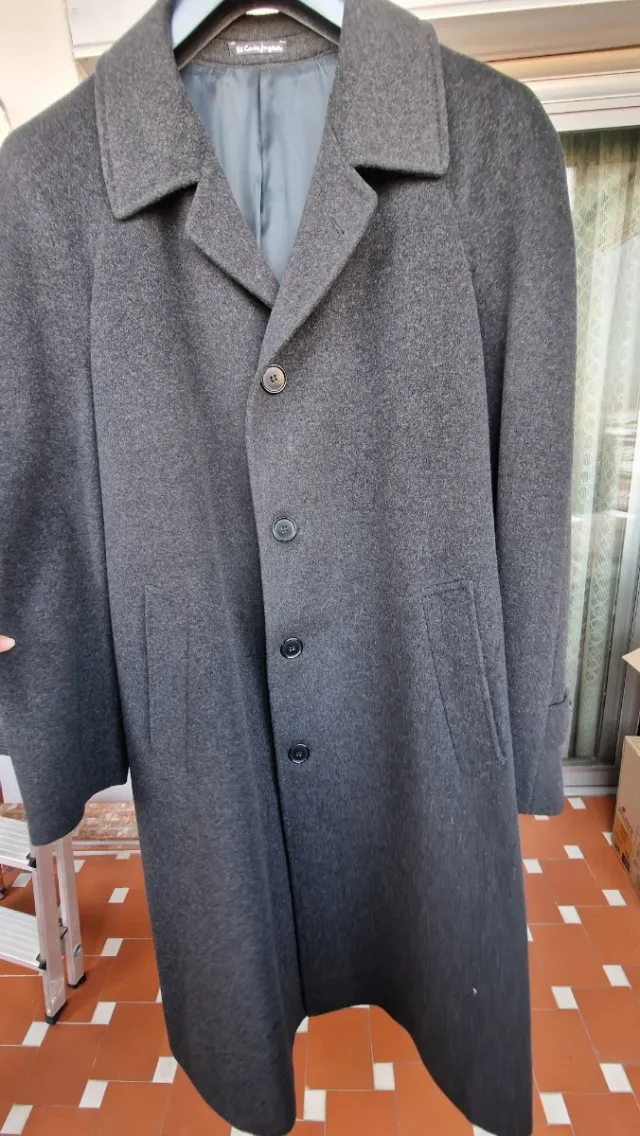 Abrigo St. Carlo Gris Lana virgen /cachemira
