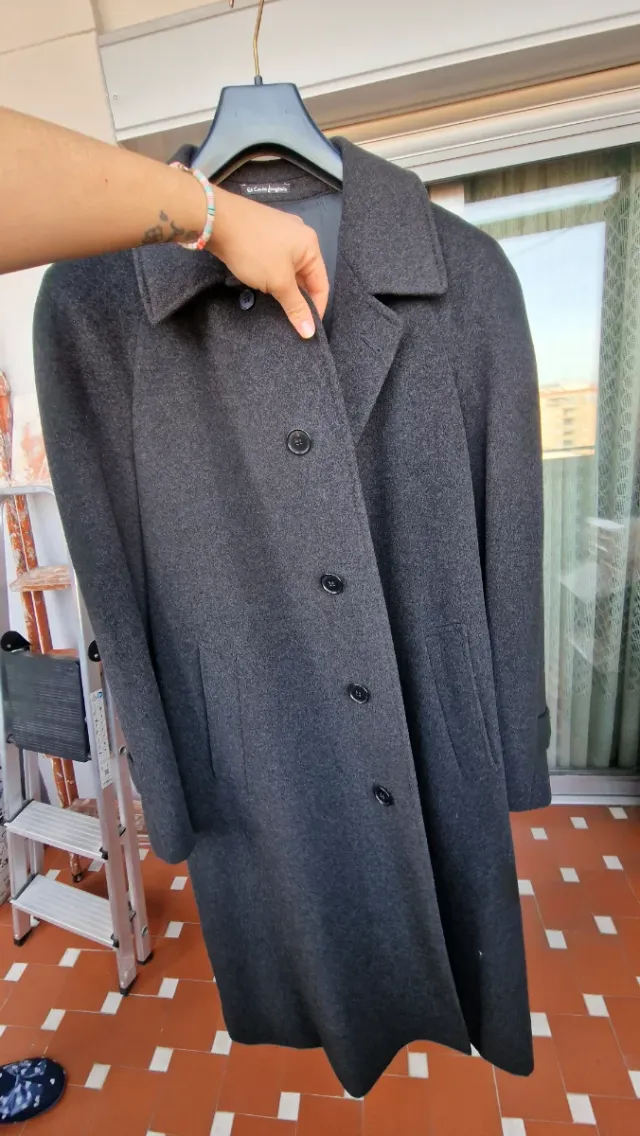 Abrigo St. Carlo Gris Lana virgen /cachemira