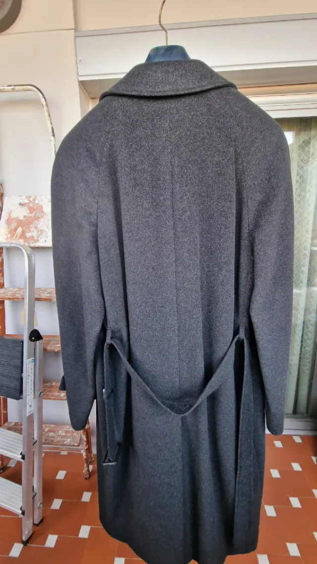 Abrigo St. Carlo Gris Lana virgen /cachemira