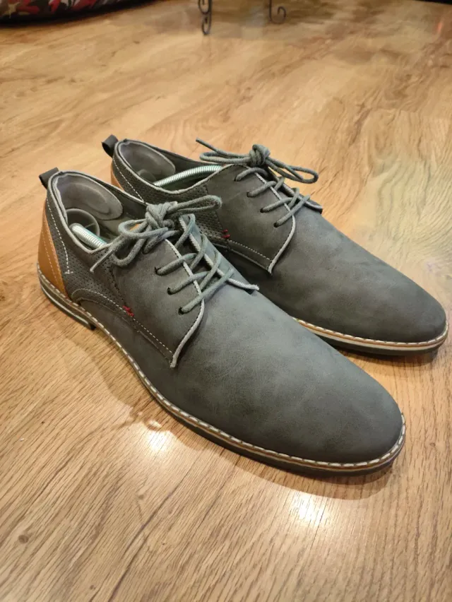 Zapatos vestir grises talla 43