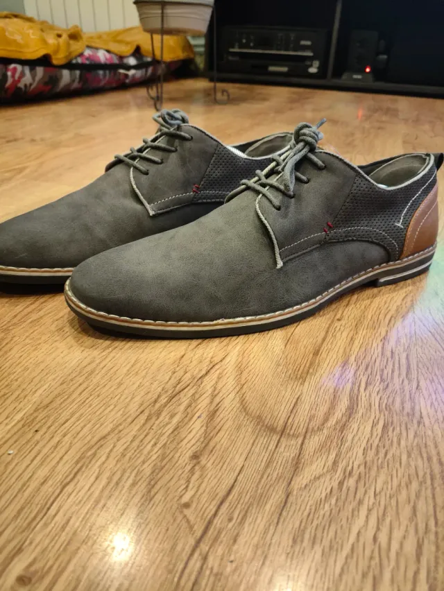 Zapatos vestir grises talla 43