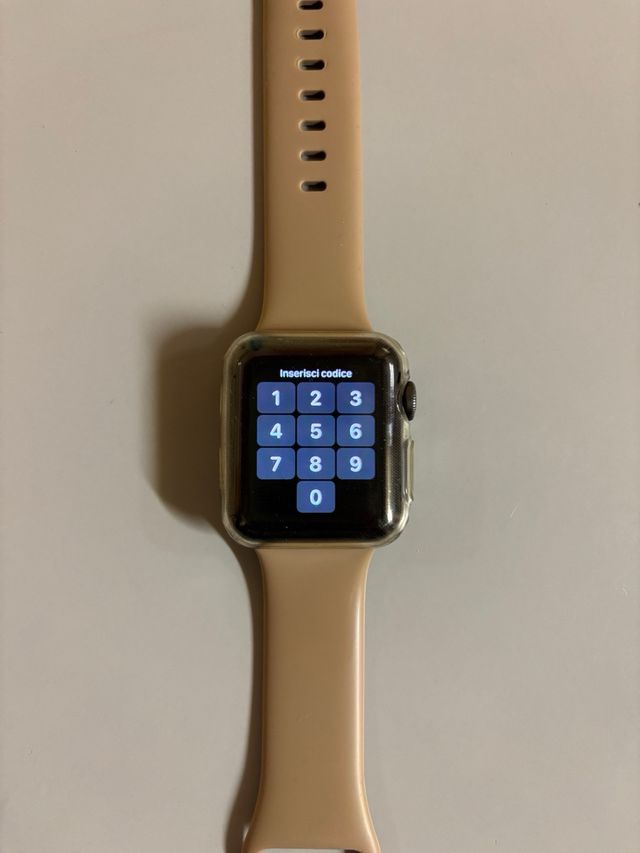 Apple Watch Serie 3 Beige/Argento