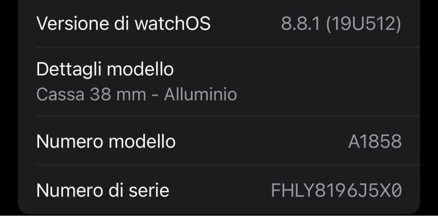 Apple Watch Serie 3 Beige/Argento