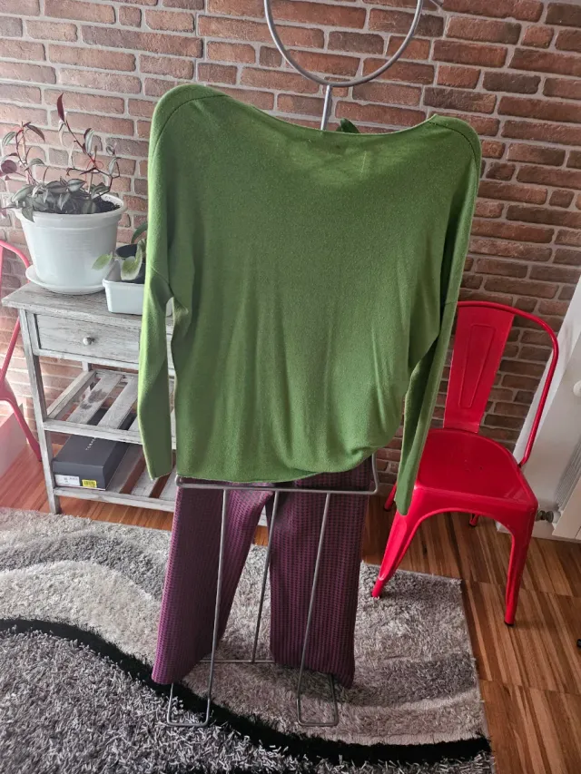 Jersey verde con peces