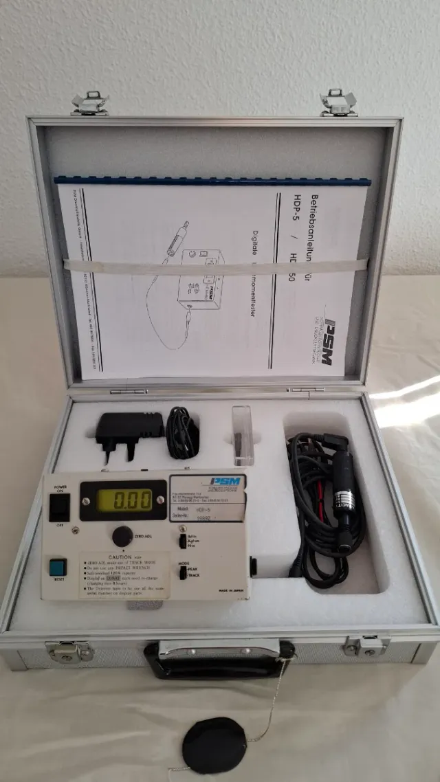 Dinamómetro Digital PSM HDP-5 HC-50 Japón