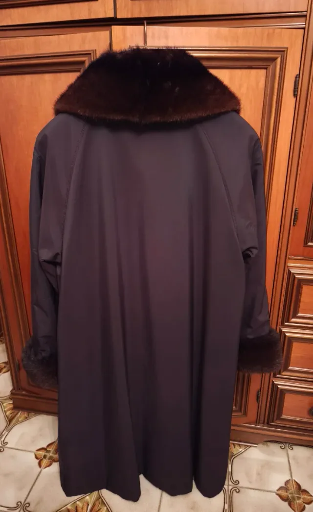 Cappotto invernale donna con pelliccia