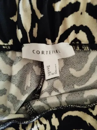 Pantalón ancho Cortefiel Talla S estampado