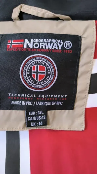 ♨️ Parka Geographical Norway Talla L Beige