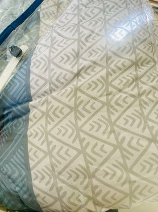 Edredón Cama 135/150 Azul/Gris