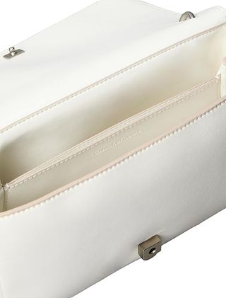 Bolso bandolera Calvin Klein Mujer Blanco Plata