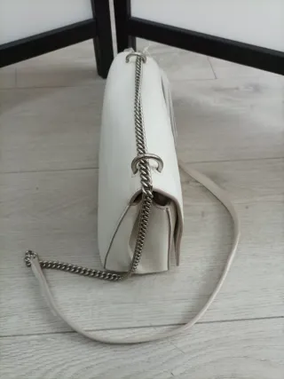 Bolso bandolera Calvin Klein Mujer Blanco Plata