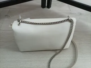 Bolso bandolera Calvin Klein Mujer Blanco Plata