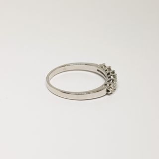 Anillo Oro Blanco 18K 6 Diamantes 0.66ct