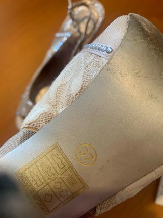 Sandali champagne/oro chiaro, 06. N.37