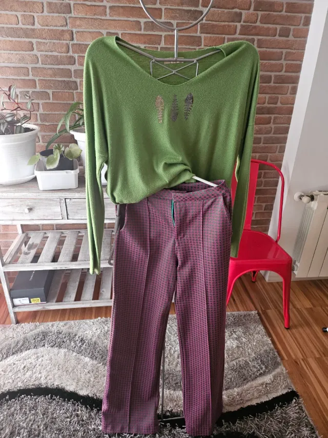 Pantalones de vestir estampados