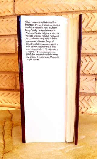 *3×2 Libro "Un mundo feliz" (Aldous Huxley)