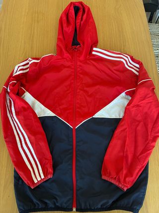 Chaqueta Adidas Vintage Roja y Azul