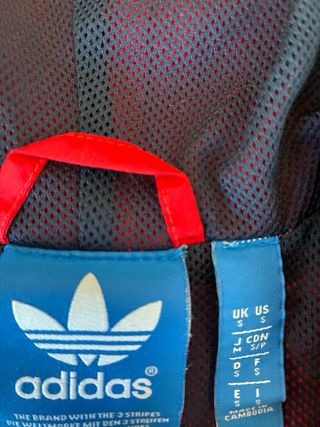 Chaqueta Adidas Vintage Roja y Azul