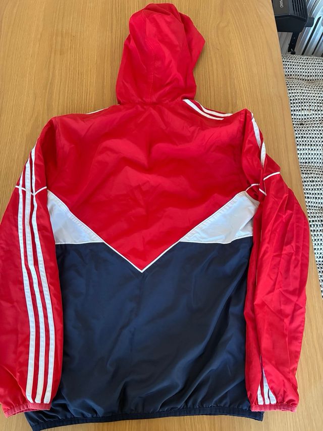 Chaqueta Adidas Vintage Roja y Azul