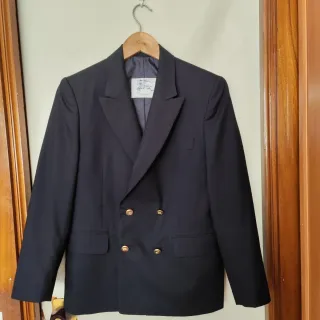 Americana Burberry niño azul , talla 12