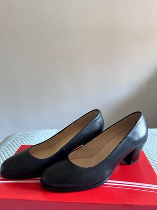 Zapatos de salón PANTER piel negros