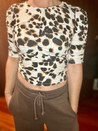 Camiseta Guess Estampada Animal Print