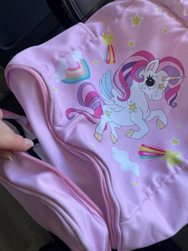 Mochila Piscina Niña Unicornio Rosa