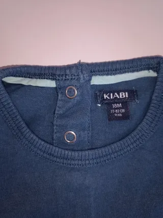 Camiseta Kiabi Never Grow Up 18 meses