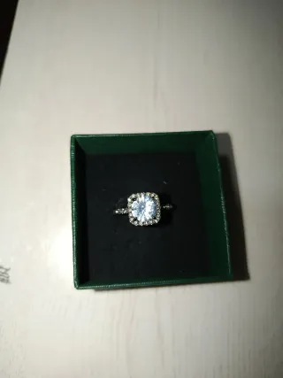 Anillo plata con circonita