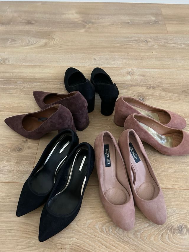 Lote Zapatos Tacón Marypaz y Sätoalto 5 pares