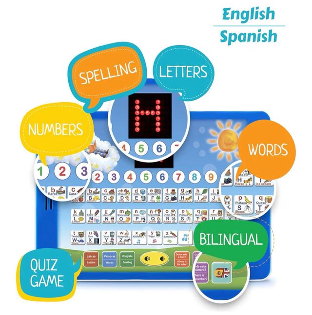 Tablet Educativa Boxiki Bilingüe Español-Inglés