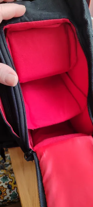 Bolsa de cámara CADEN negra