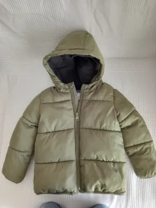 Cazadora acolchada niño verde