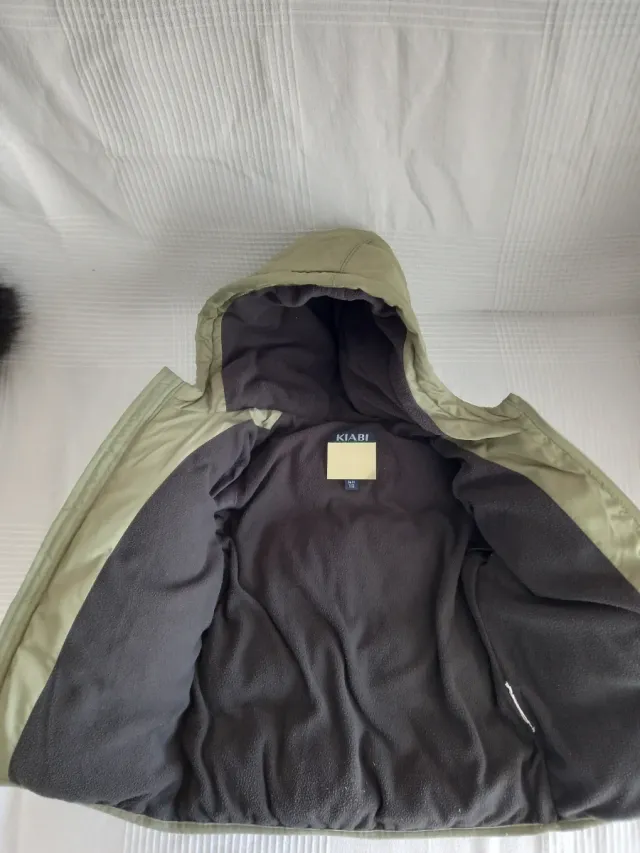 Cazadora acolchada niño verde