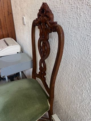 Conjunto mesa y sillas madera de roble, extensible