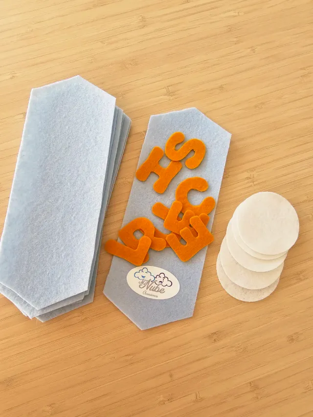 Guirnalda de banderines Nombre FIELTRO