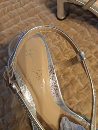 Sandalias Sfera Talla 36 Plateadas