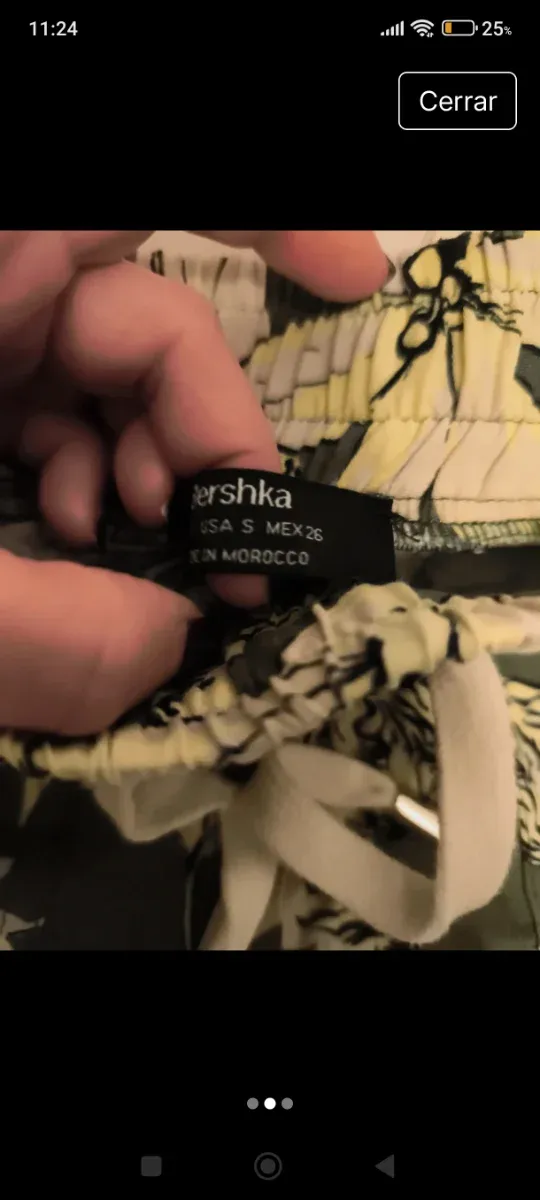 Pantalón estampado tigres joggers talla 34