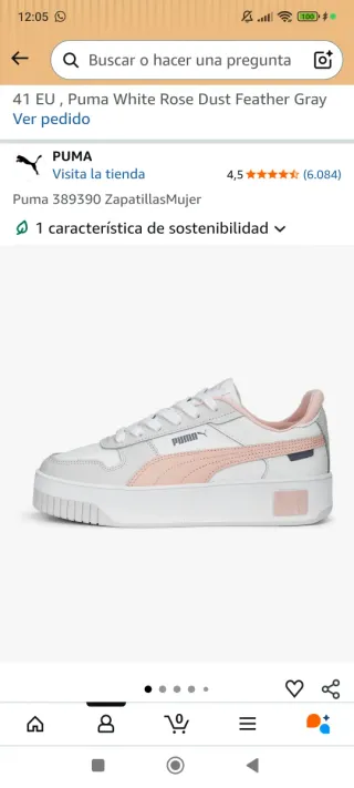 Zapatillas Puma Carina Street Talla 41
