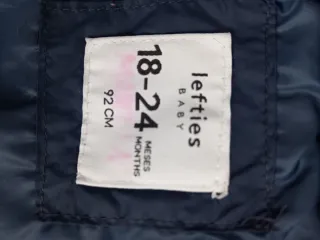 Cazadora acolchada niño azul