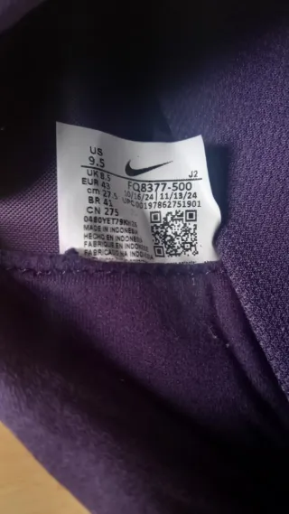 Botas de fútbol Nike T43 Mercurial KM 93