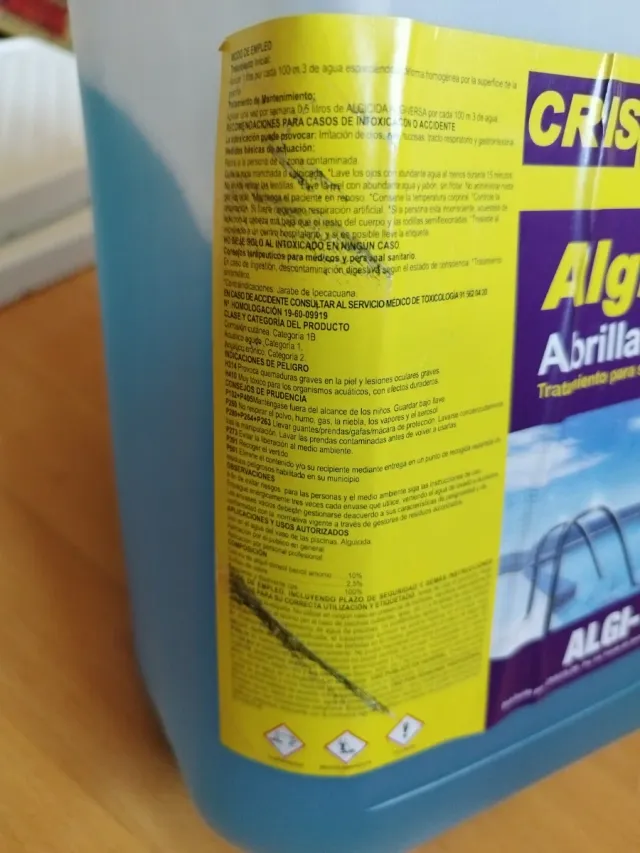 Alguicida Abrillantador Criscolor 5 Litros empezad