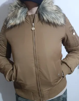 Giubbino donna L con pelliccia