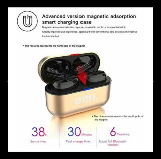 Umi W5S Auriculares Inalámbricos Dorados