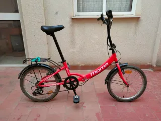 Bicicleta Plegable Moma Roja