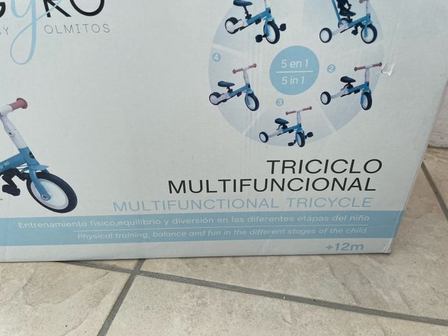 Triciclo evolutivo 5 en 1 estado 10/10.