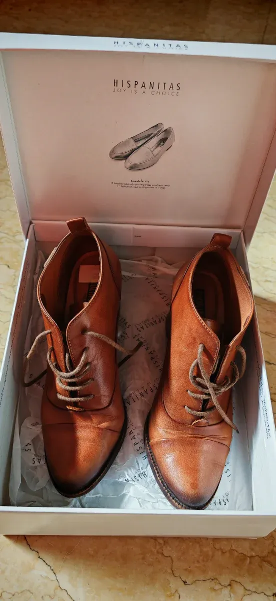 Botín Pikolinos mujer cordones marrón talla 38