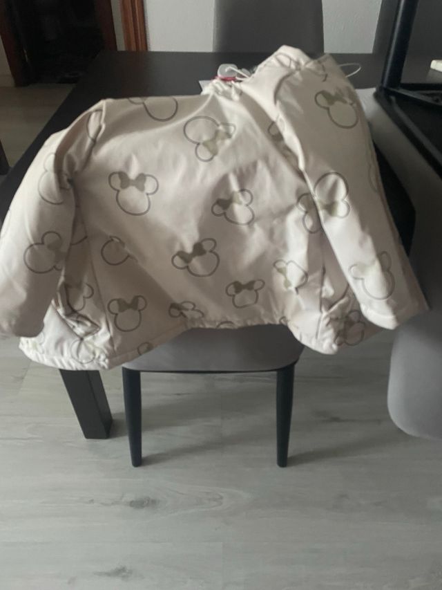 Chaqueta niña impermeable 98cm