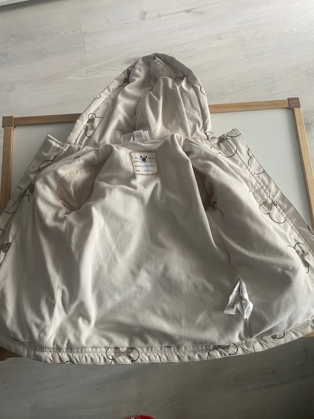 Chaqueta niña impermeable 98cm