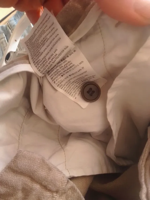 Pantalón de Lino talla 32 Straight Fit